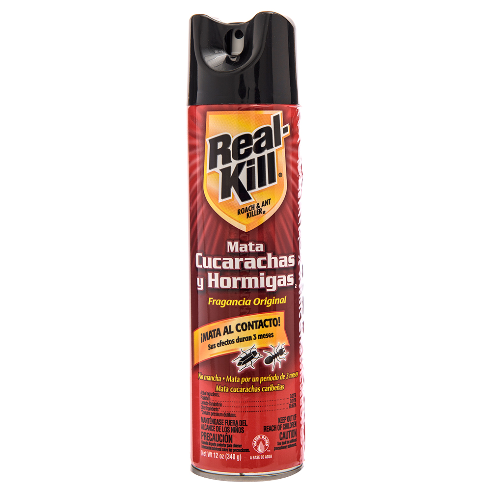 Insecticida Para Moscas Y Cucarachas Real Kill12 OZ