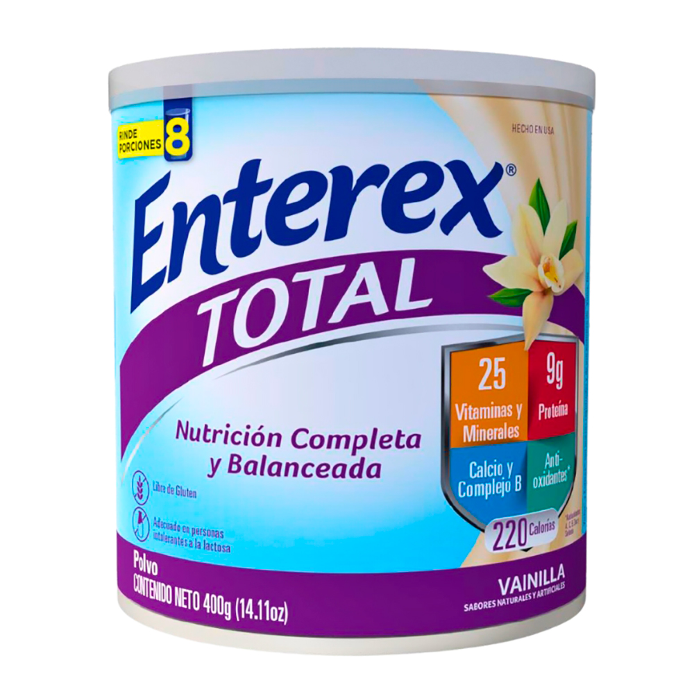 Suplemento En Polvo Vainilla Enterex400 GR