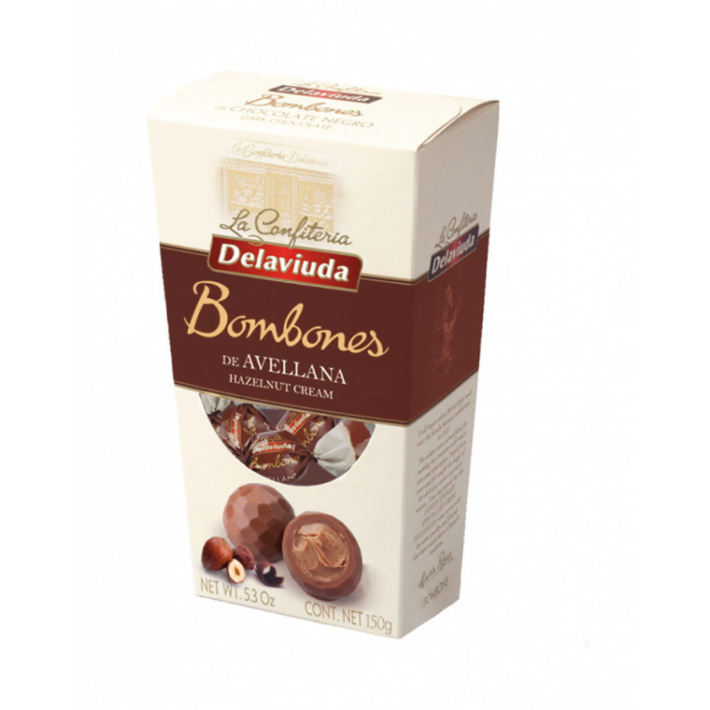 Bombones Con Avellanas Delaviuda150 GR