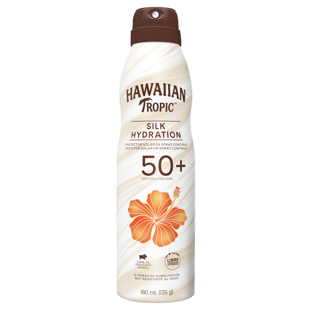 Protector Solar En Spray Silk Hydration Spf 50+ Hawaiian Tropic180 ML
