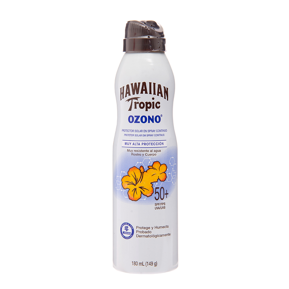 Protector Solar En Spray Continuo Ozono Spf50+ Hawaiian Tropic180 ML