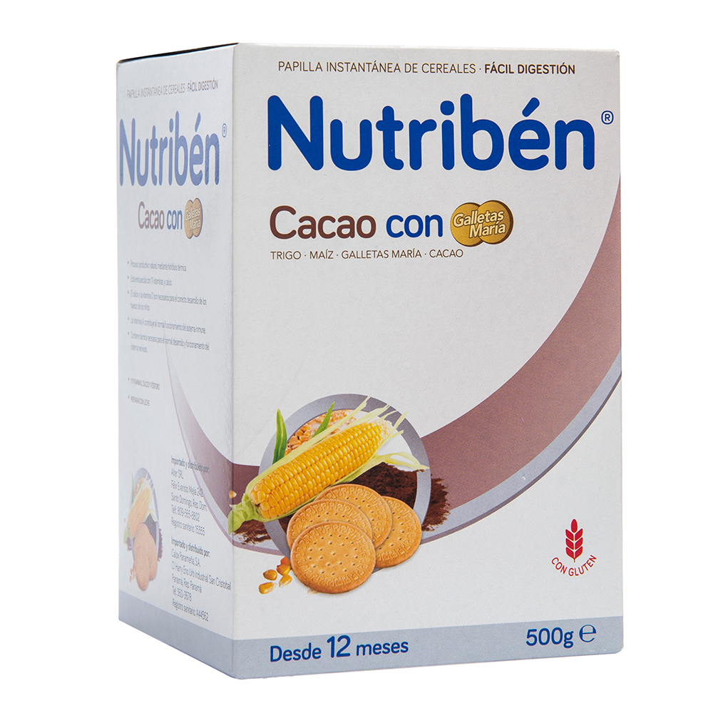 Cereal De Cacao Y Galleta Maria Nutriben500 GR