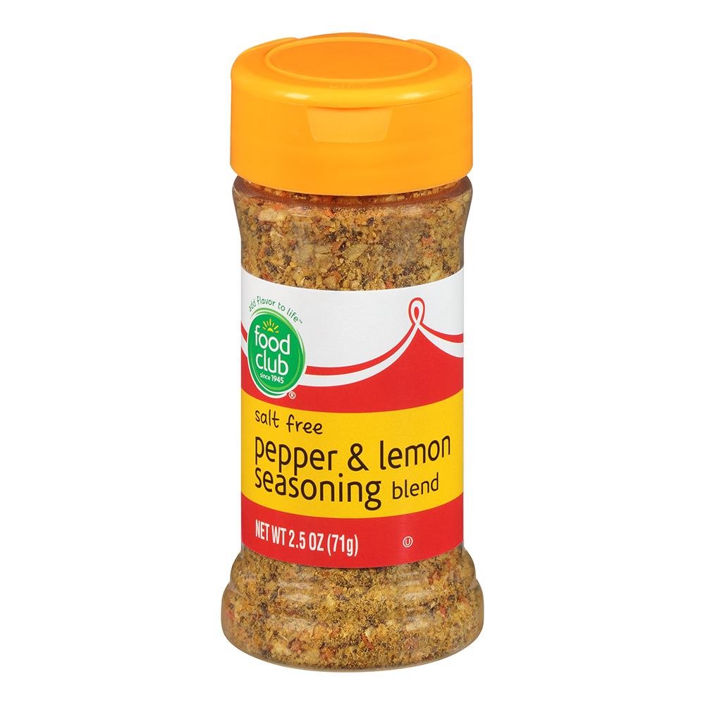 Sazón En Polvo Con Limón Y Pimienta Sin Sal Food Club2.5 OZ