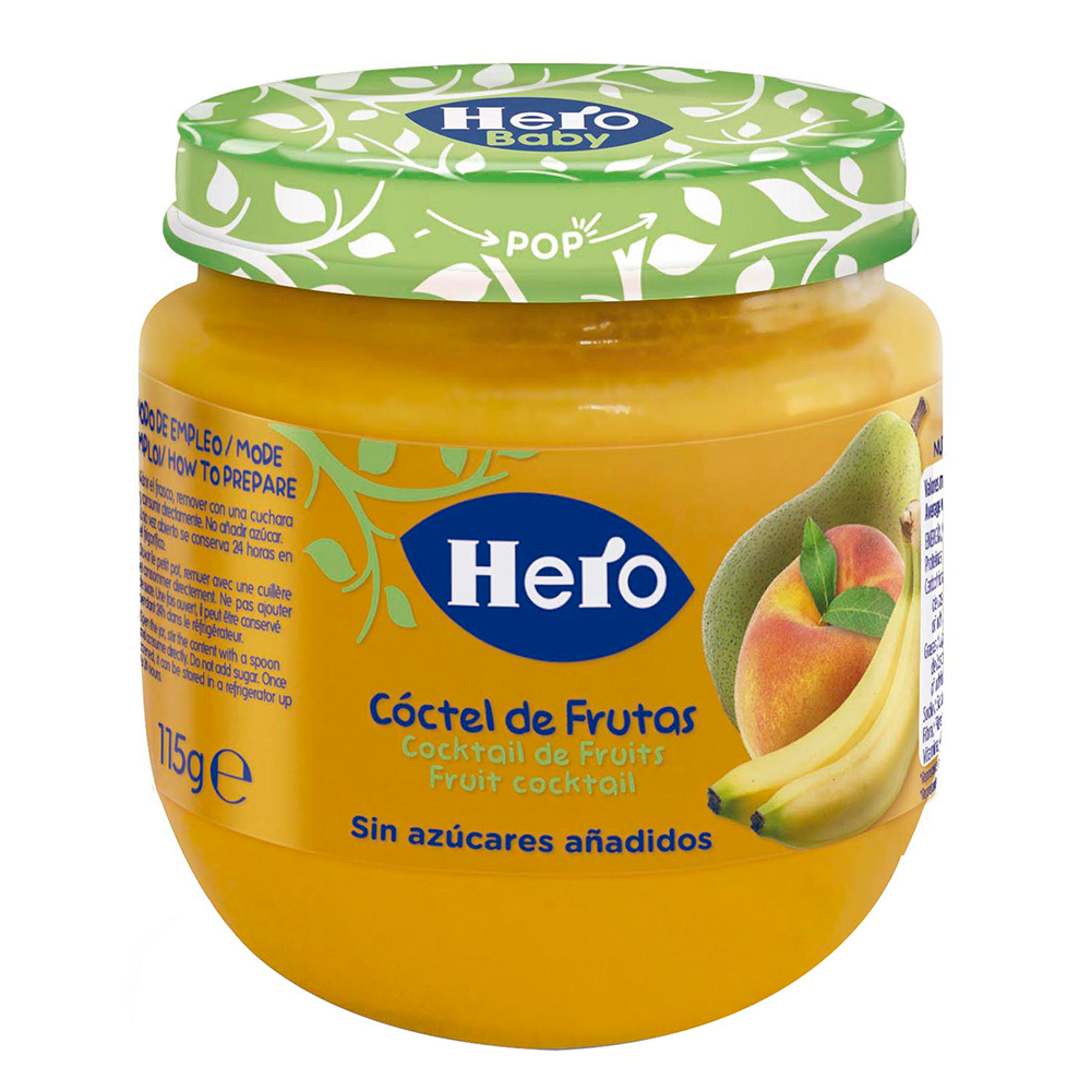 Compota De Coctel De Frutas Hero115 GR
