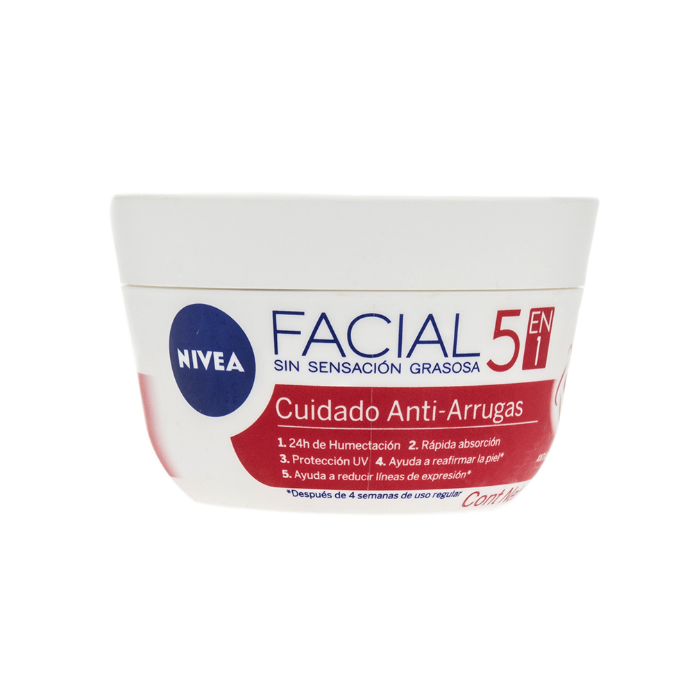 Crema Facial Cuidado Anti-arrugas 5 En 1 Nivea50 ML