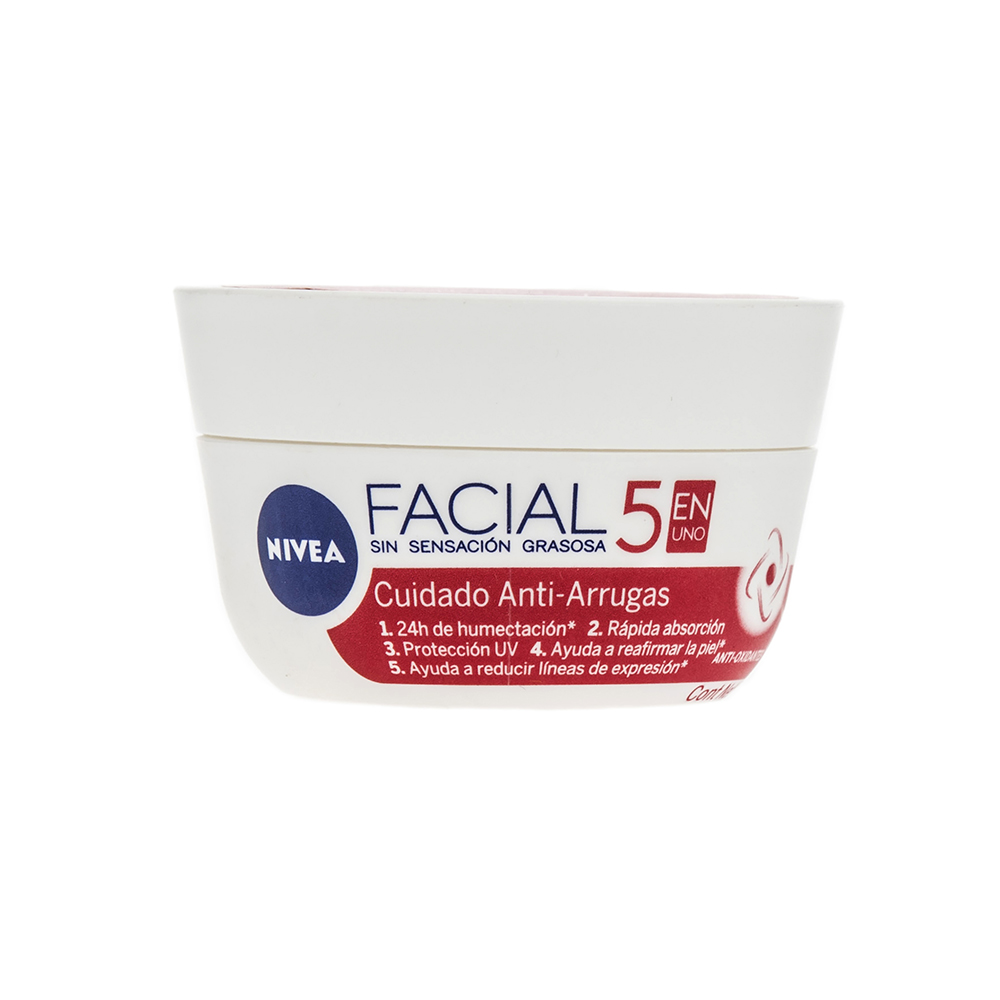 Crema Facial Cuidado Anti-arrugas 5 En 1 Nivea100 ML
