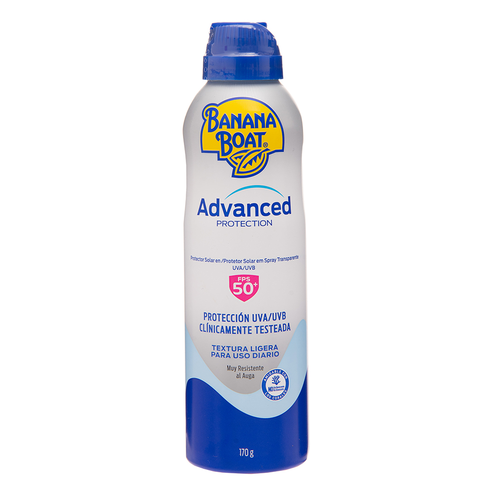 Protector Solar En Spray Advanced Protection Spf 50 Banana Boat170 GR