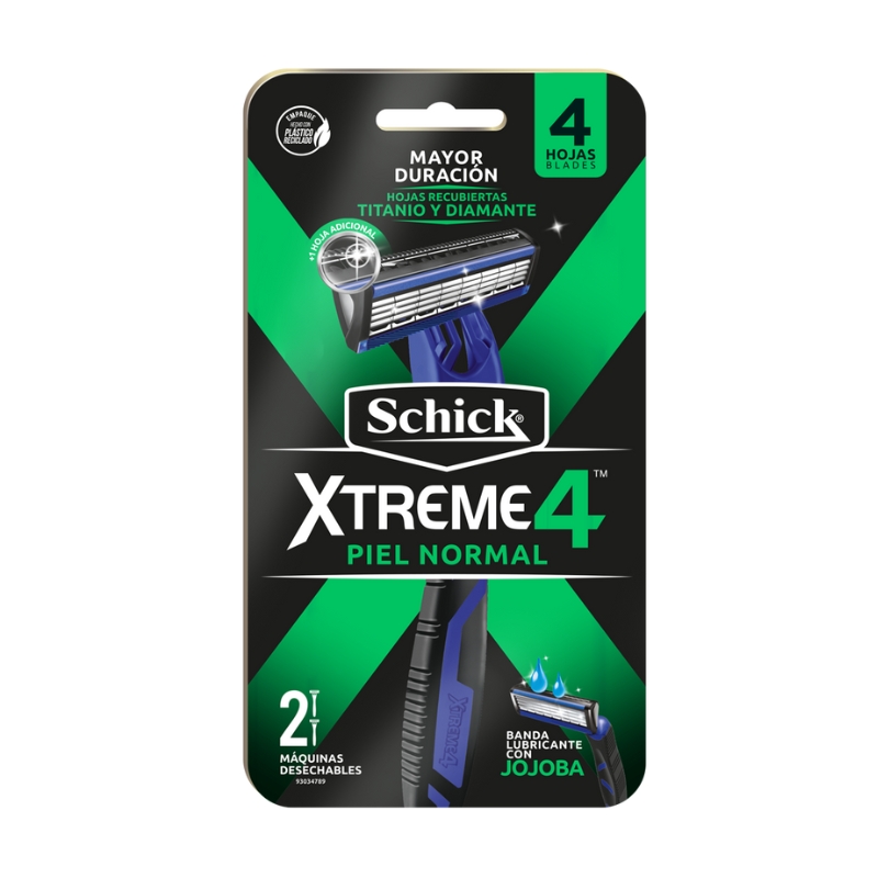 Rasuradora 4 Hojas Schick Xtreme 42 UND