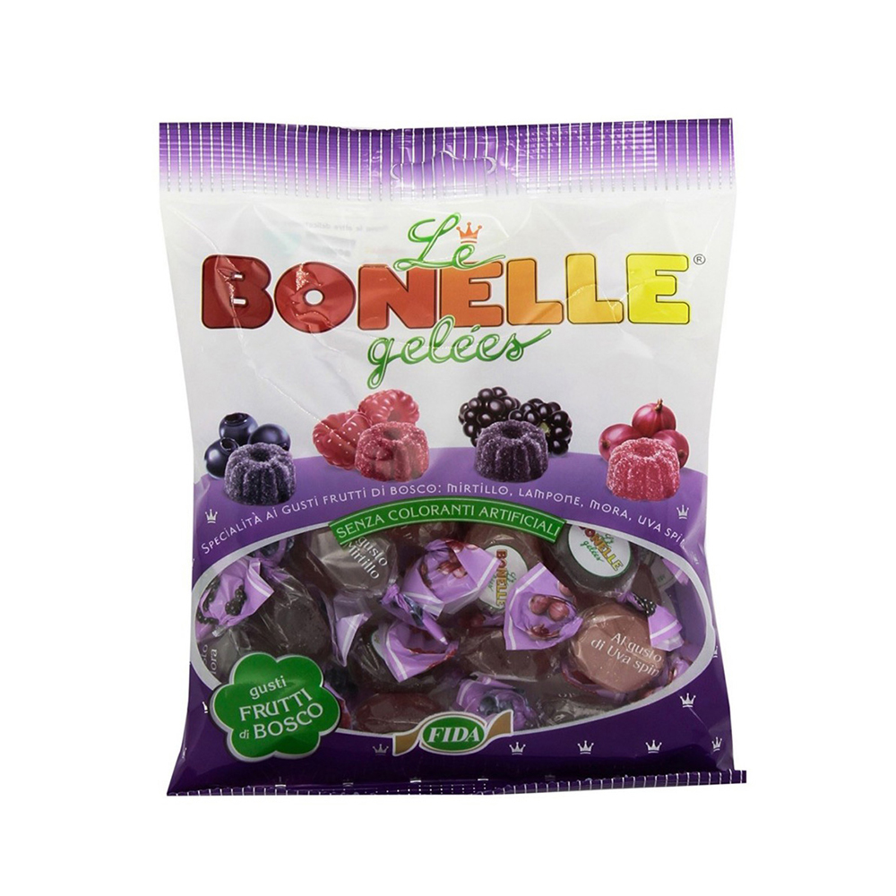 Caramelo Sabor A Frutas Del Bosque Bonelle160 GR