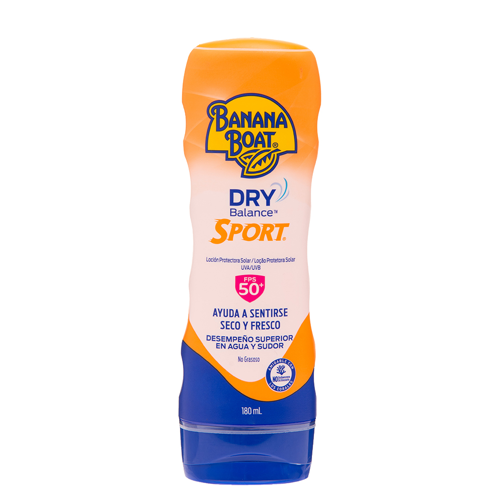 Protector Solar En Loción Sport Dry Balance Fps50 Banana Boat180 ML