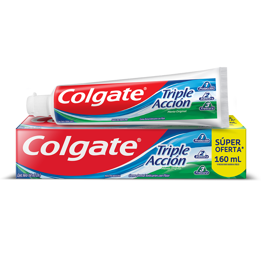 Crema Dental Triple Acción Colgate160 ML