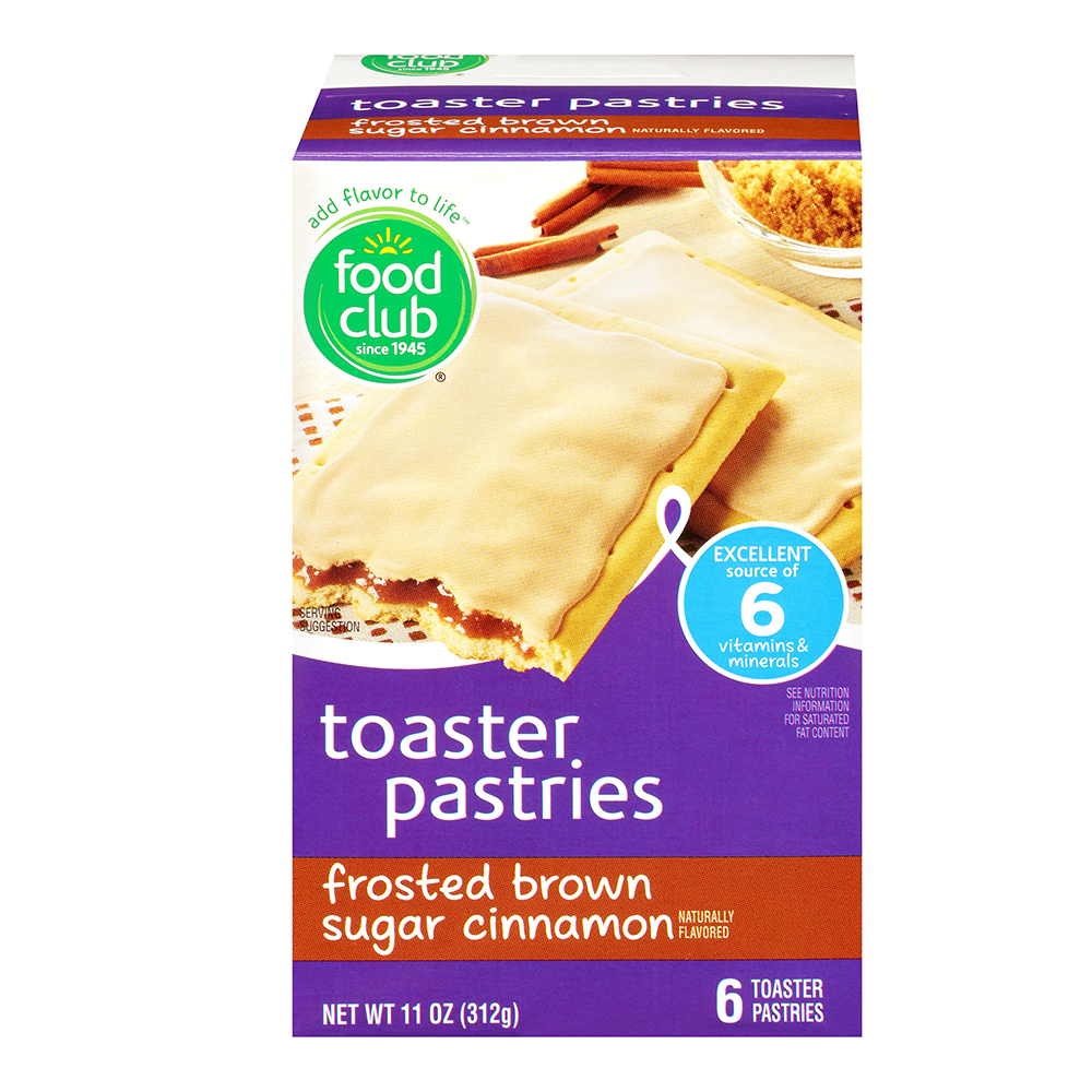 Barra Toaster Pastry Brown Sugar Cinnamon Food Club6 UND