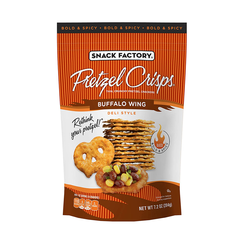 Pretzel Crisps Buffalo Wing Snack Factory7.2 OZ