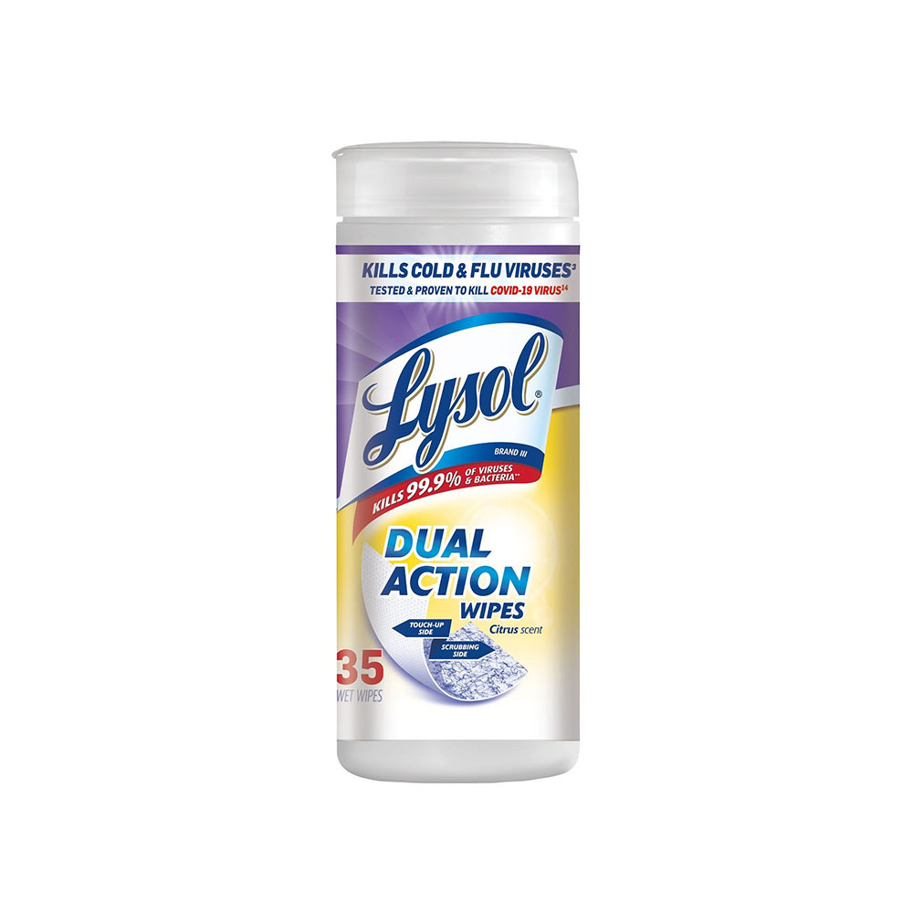 Wipes Desinfectantes Doble Accion Lysol35 UND