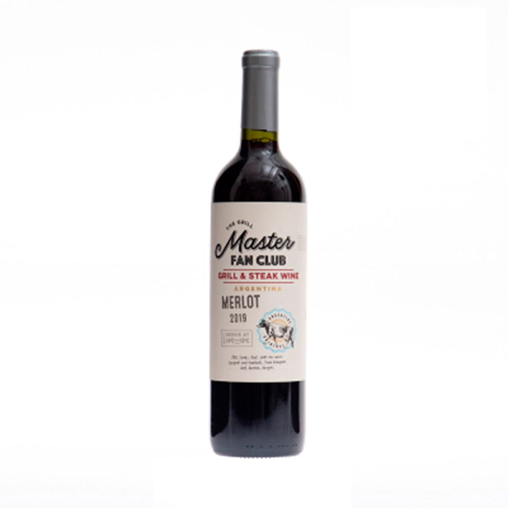 Vino Tinto Merlot The Grill Master Fan Club75 CL