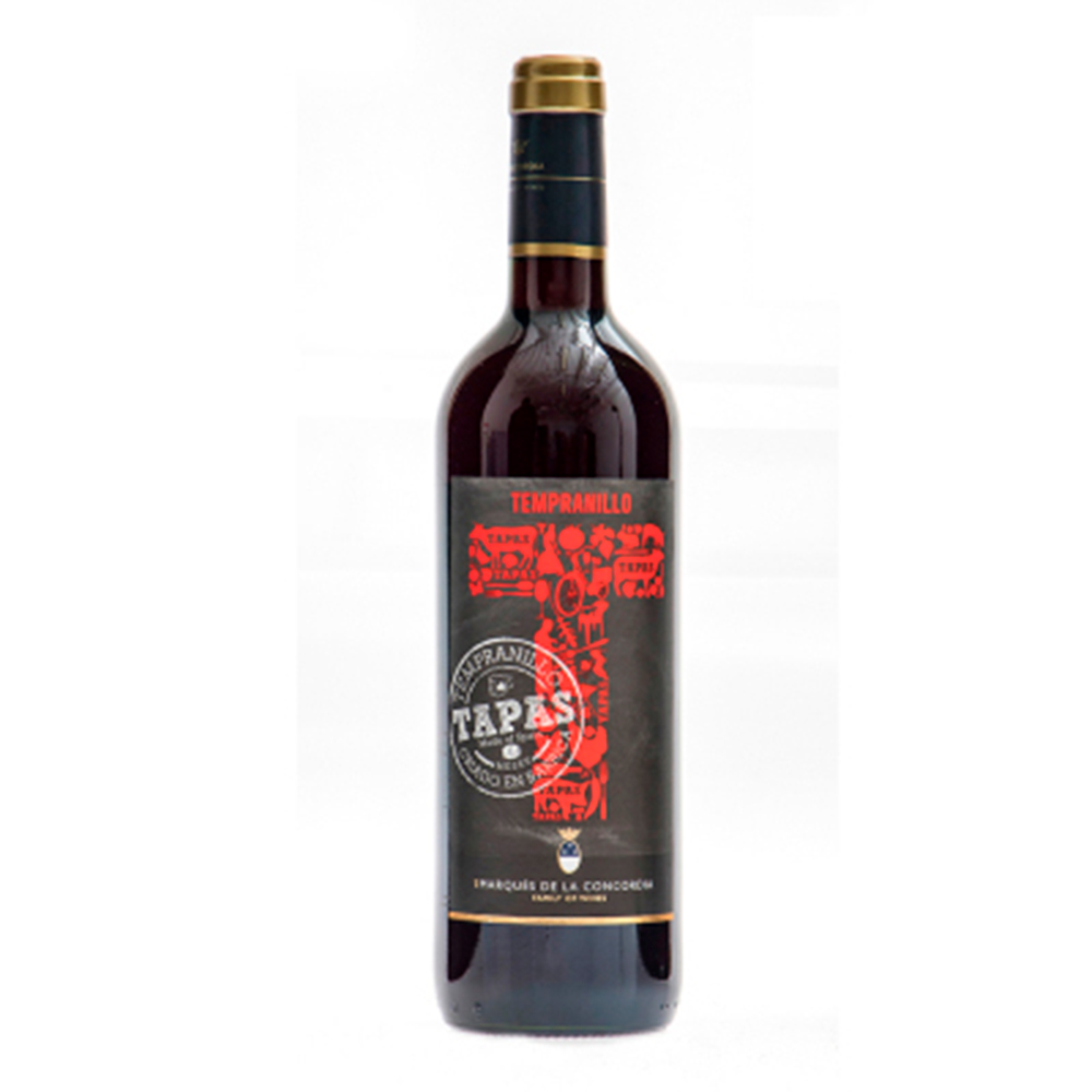 Vino Tinto Tempranillo Tapas75 CL