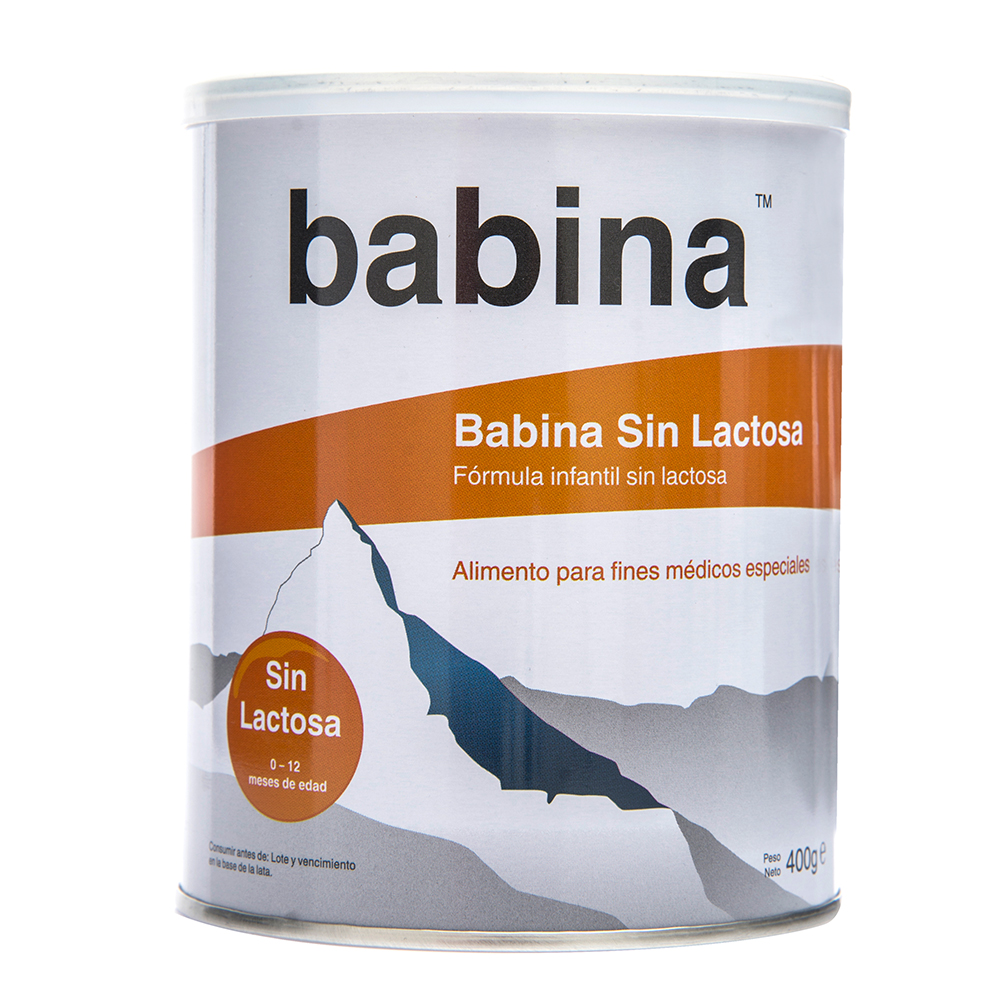 Fórmula Infantil Sin Lactosa Babina400 GR