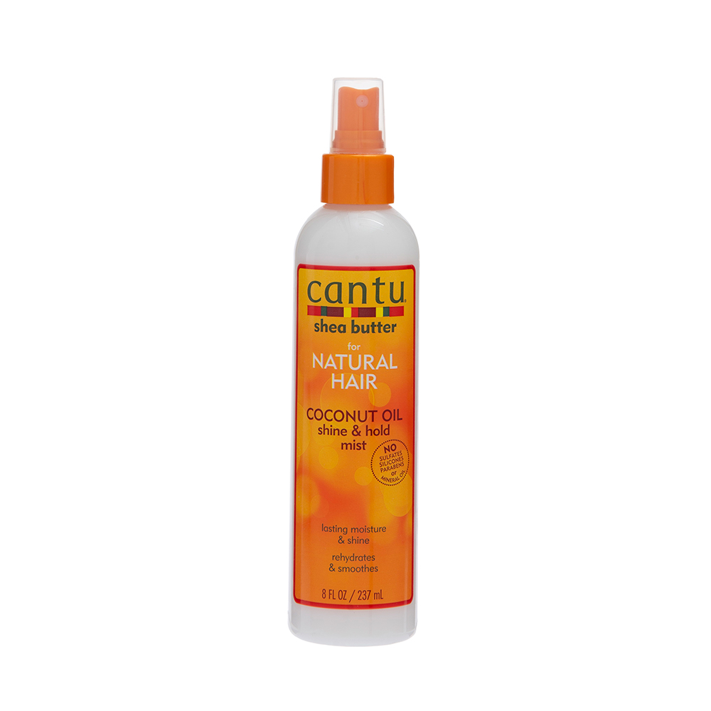 Rehidratante Para Rizos Con Aceite De Coco Oil Shine & Hold Cantu Shea Butter8 OZ