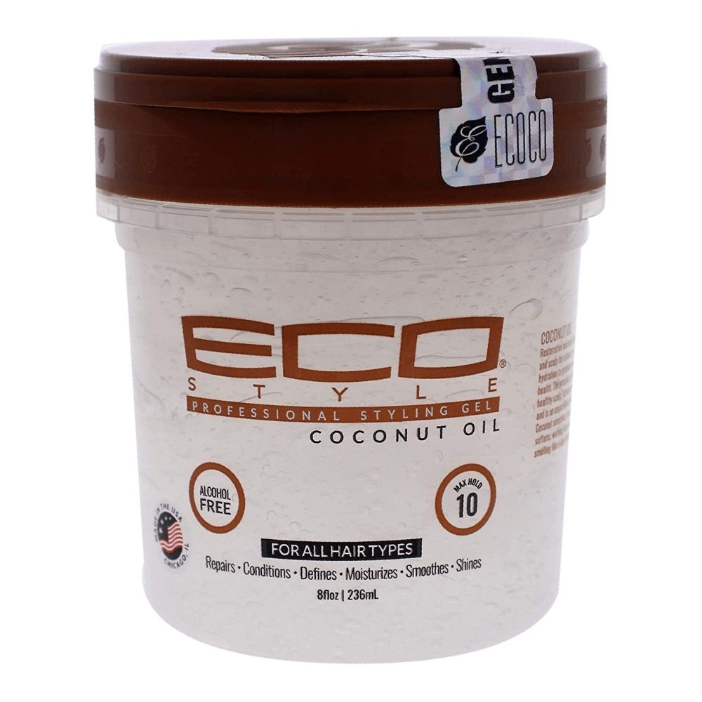 Gelatina Para Cabello Con Aceite De Coco Eco Style8 OZ