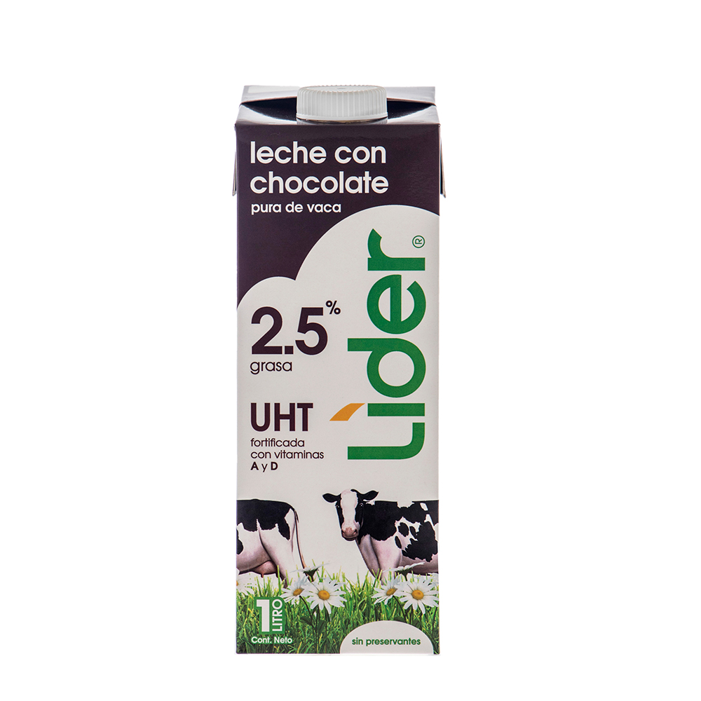 Leche Con Chocolate Líder1 LT