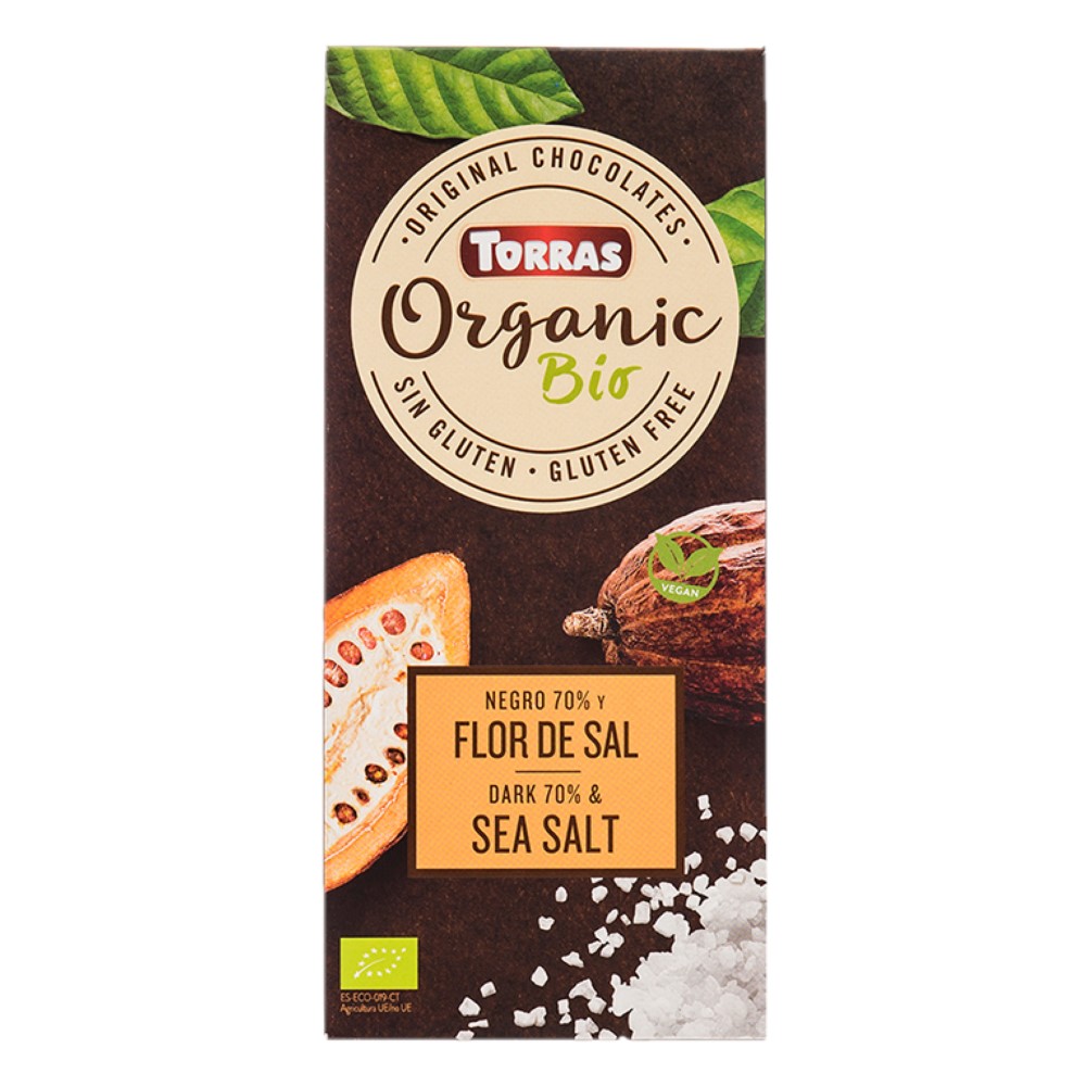 Chocolate Negro 70% Con Flor De Sal Torras100 GR