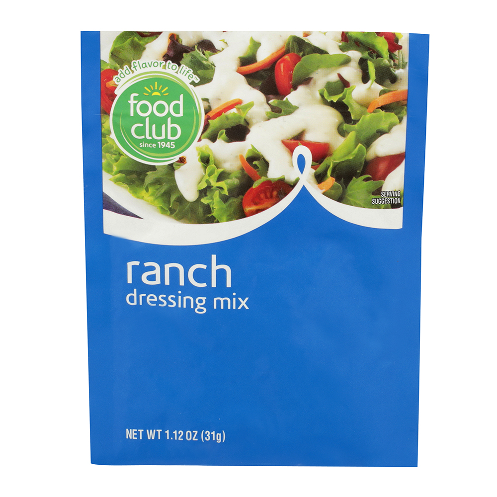 Aderezo En Polvo Para Ensalada Ranch Food Club1.12 OZ