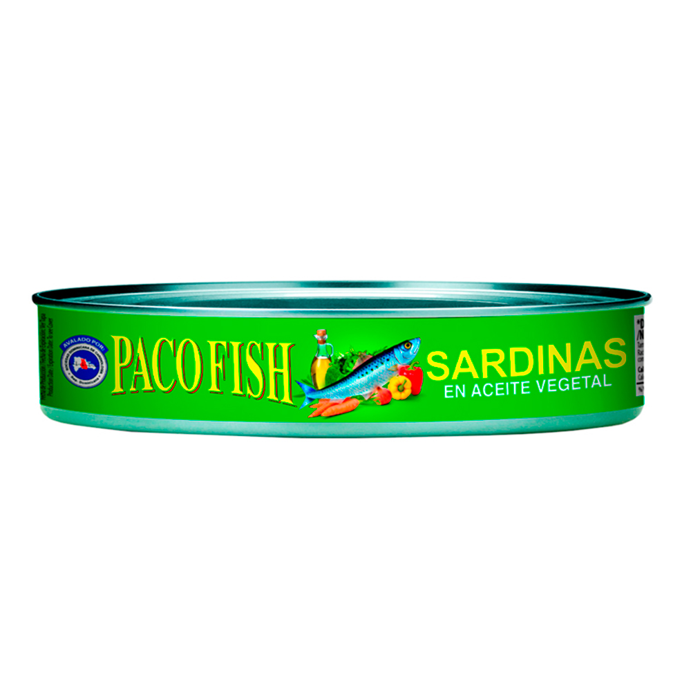 Sardinas En Aceite Vegetal Paco Fish15 OZ