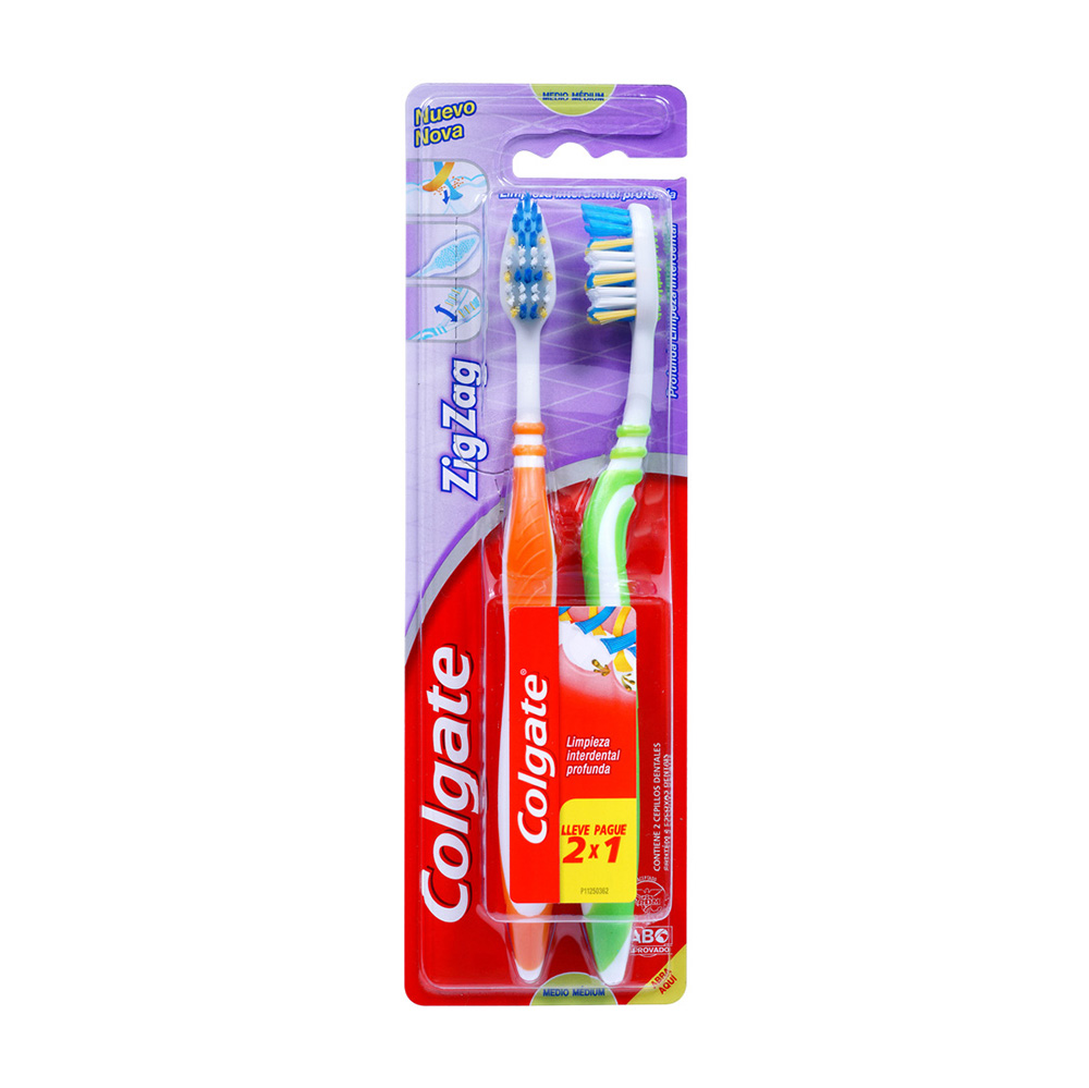 Cepillo Dental Suave Zig Zag Plus Colgate2 UND