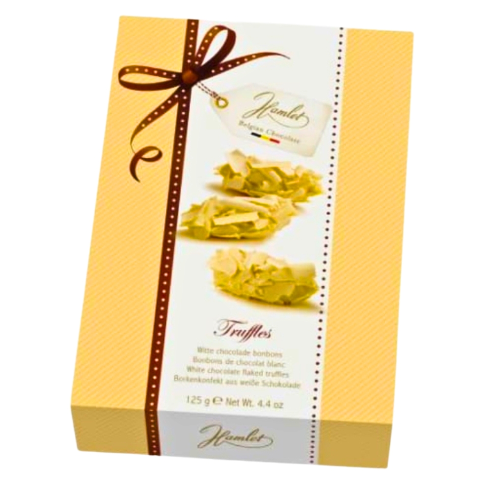 Chocolates Belgas Gold Line Hamlet Blanco125 GR