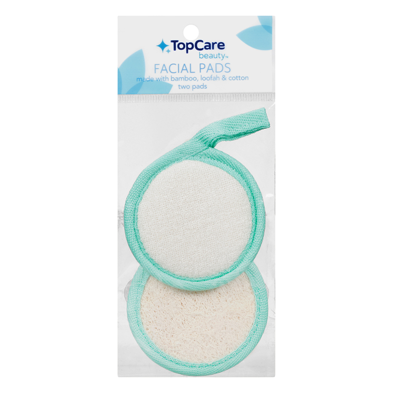 Pañitos Faciales Loofah Bamboo Top Care2 UND
