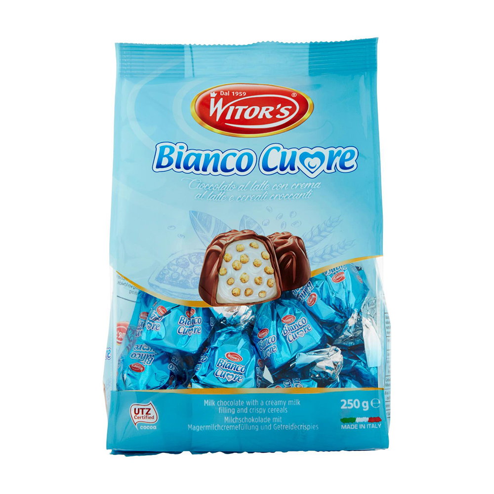 Bombones Golden Bianco Cuore Witor's250 GR