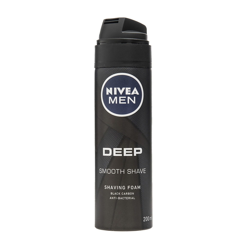 Espuma Para Afeitar Deep Black Carbon Nivea200 ML
