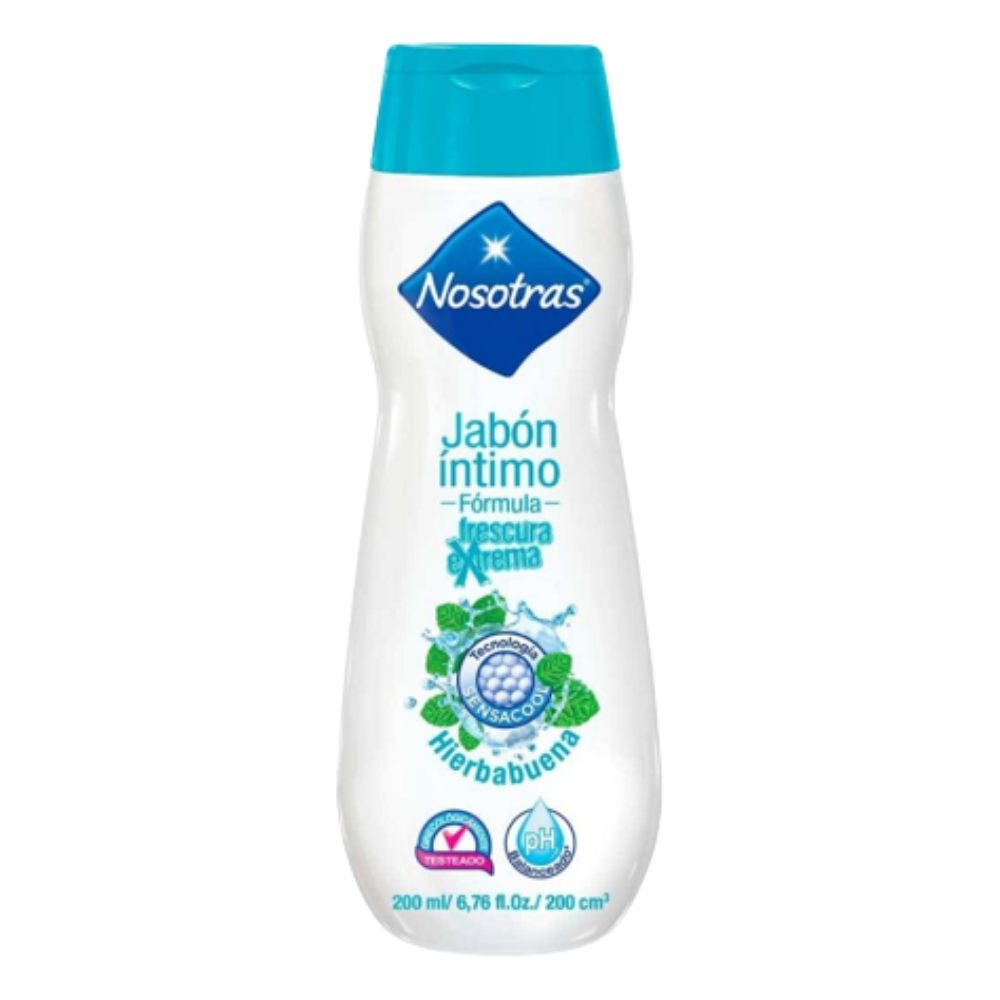 Jabón Intimo Frescura Extrema Hierbabuena Nosotras200 ML