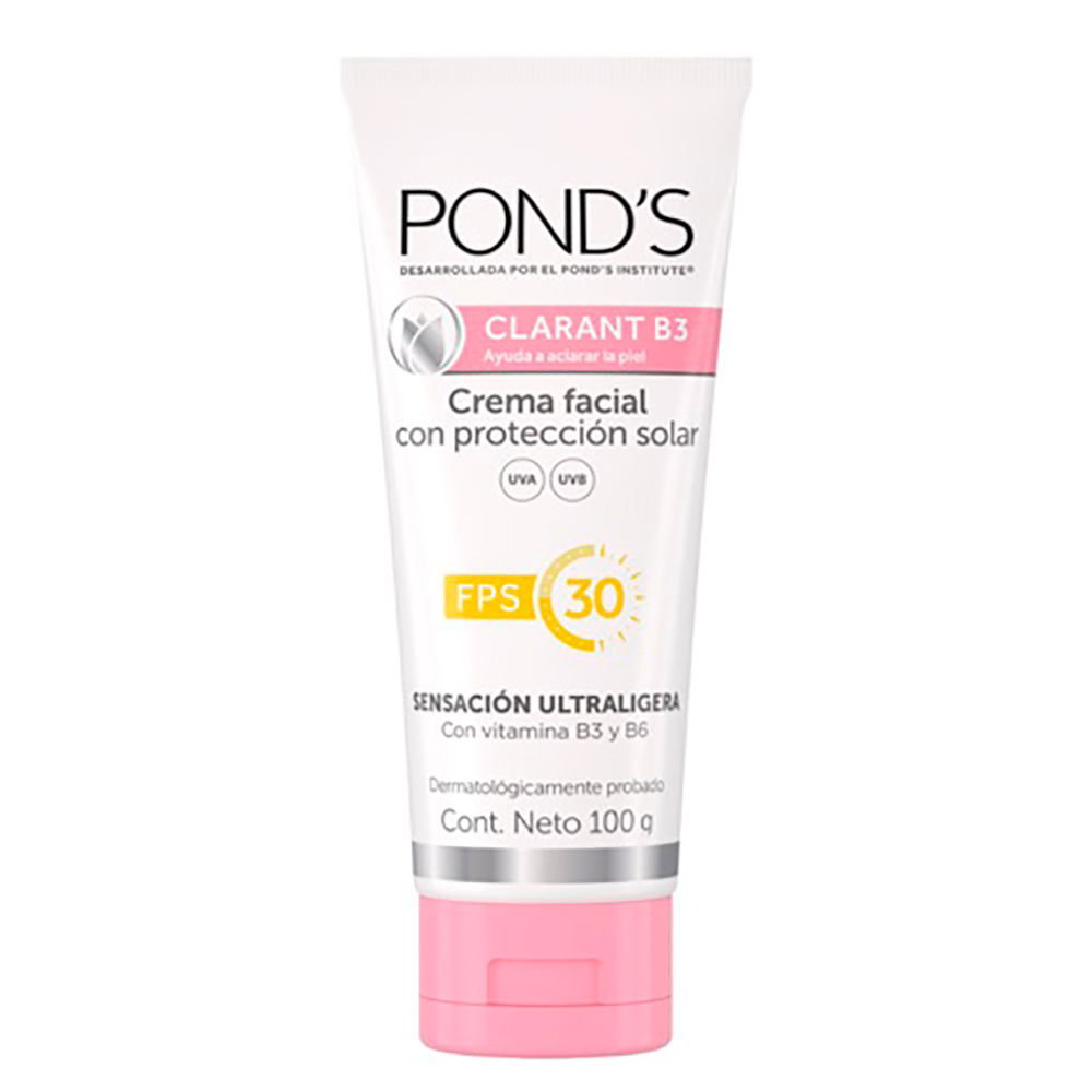 Crema Facial Con Protección Solar Spf30 Clarant B3 Ponds100 GR
