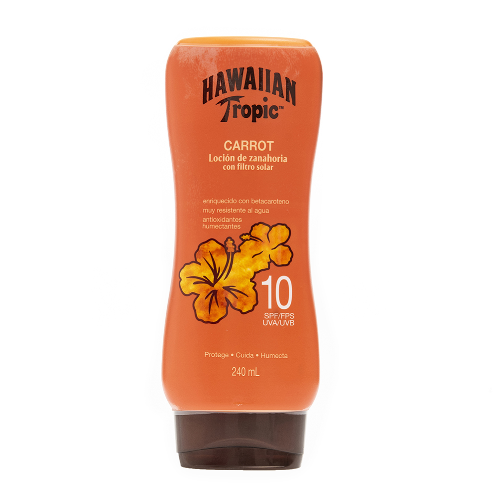 Bronceador De Zanahoria Spf 10 Hawaiian Tropic240 ML
