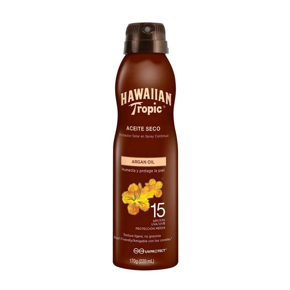 Protector Solar En Spray Argan Oil Fps6 Hawaiian Tropic220 ML