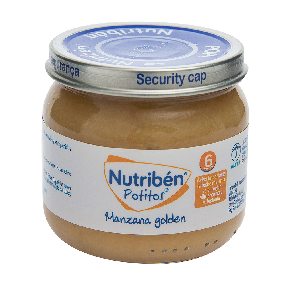 Compota Manzana Golden Nutriben120 GR