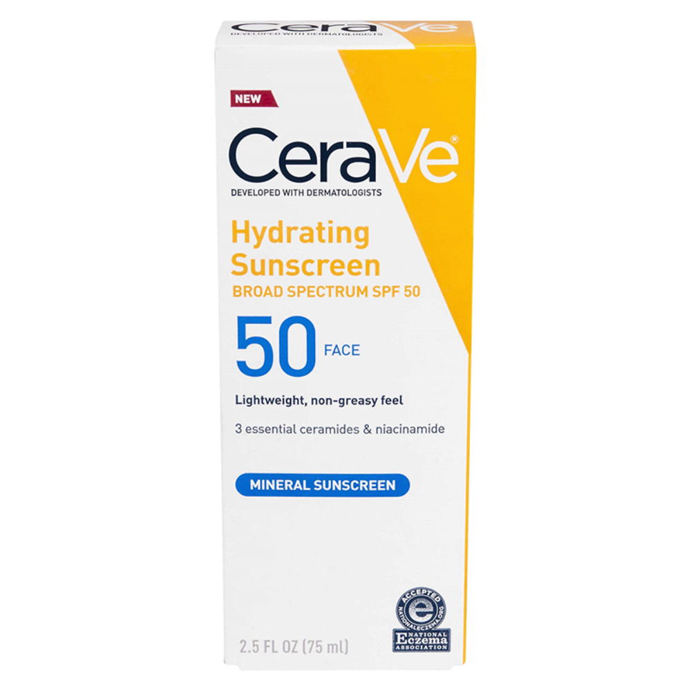 Protector Solar Hidratante Mineral Spf 50 Cerave2.5 OZ