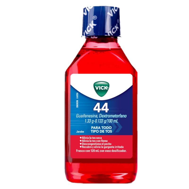Jarabe Para Todo Tipo Tos Fórmula 44 Vick100 ML