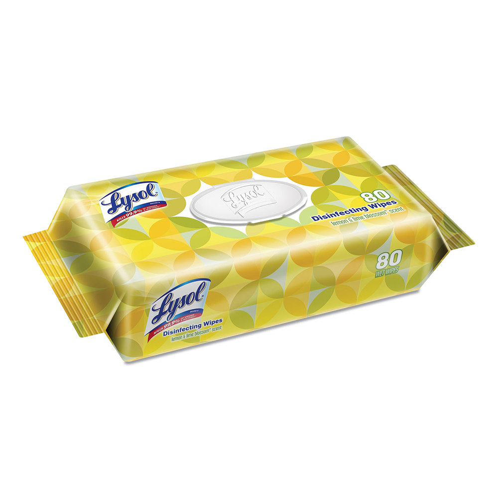 Wipes Desinfectantes Lysol Limón80 UND