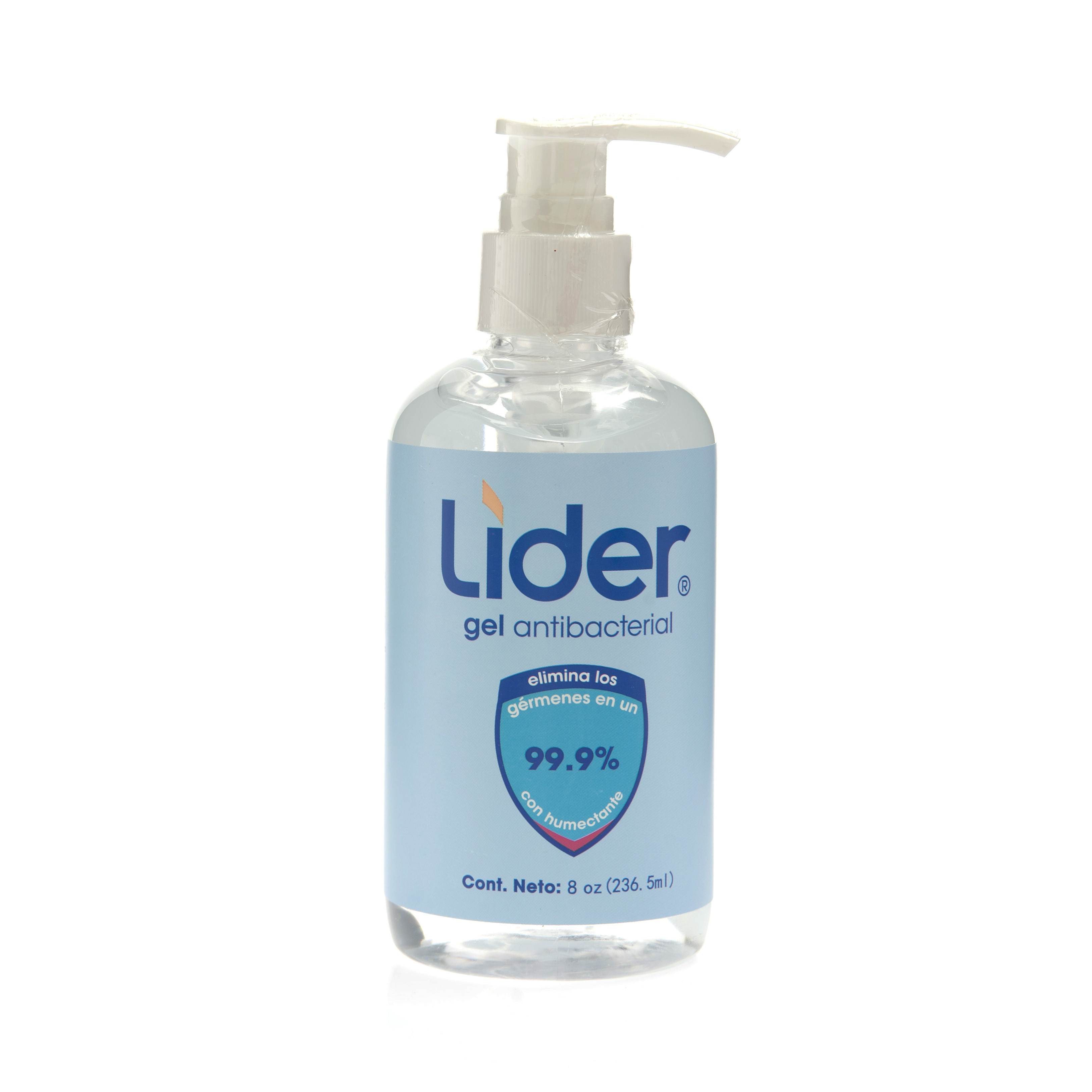 Gel Antibacterial Para Manos Líder8 OZ