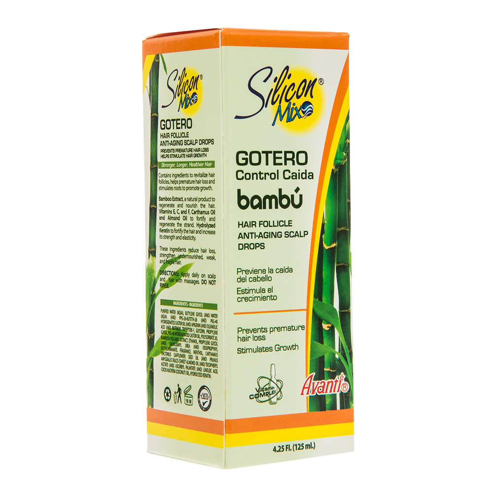 Gotero Control Anticaída Bambú Silicon Mix4 OZ