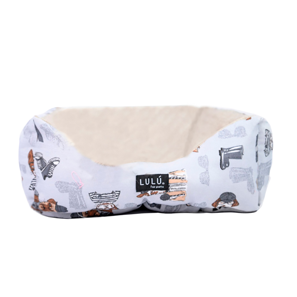 Cama Pequeña De Peluche Para Perros Lulu1 UND