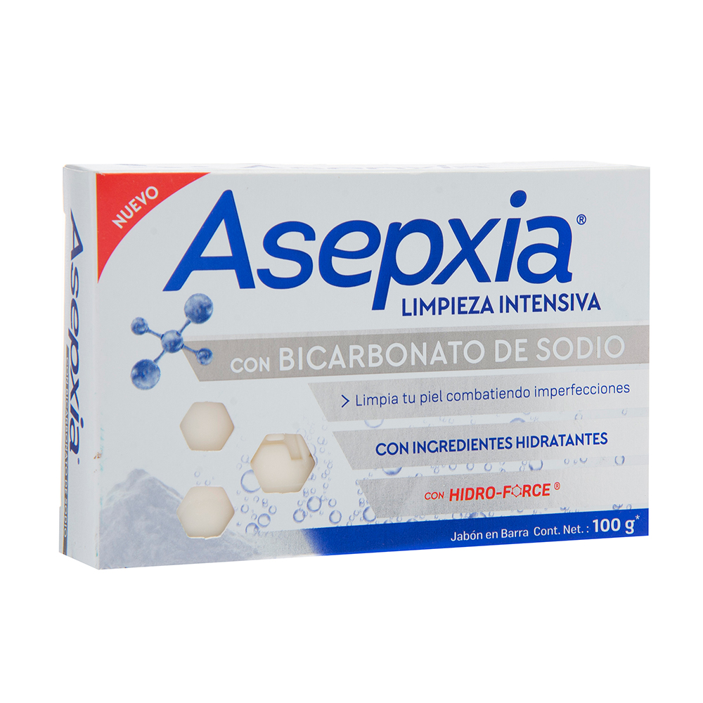 Jabón En Barra Con Bicarbonato De Sodio Asepxia100 GR