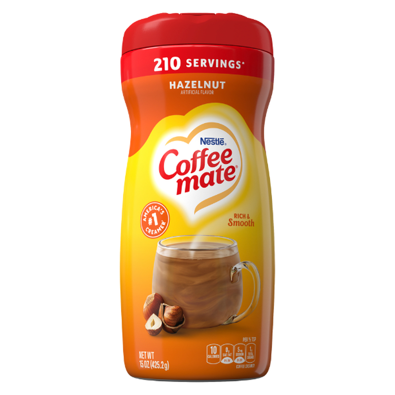 Crema Para Café Hazelnut Coffee Mate15 OZ