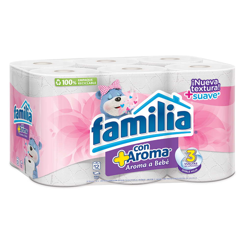 Papel Higiénico Aroma Bebé Familia12 UND