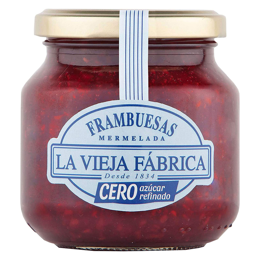 Mermelada Frambuesa Cero Azucar La Vieja Fabrica280 GR