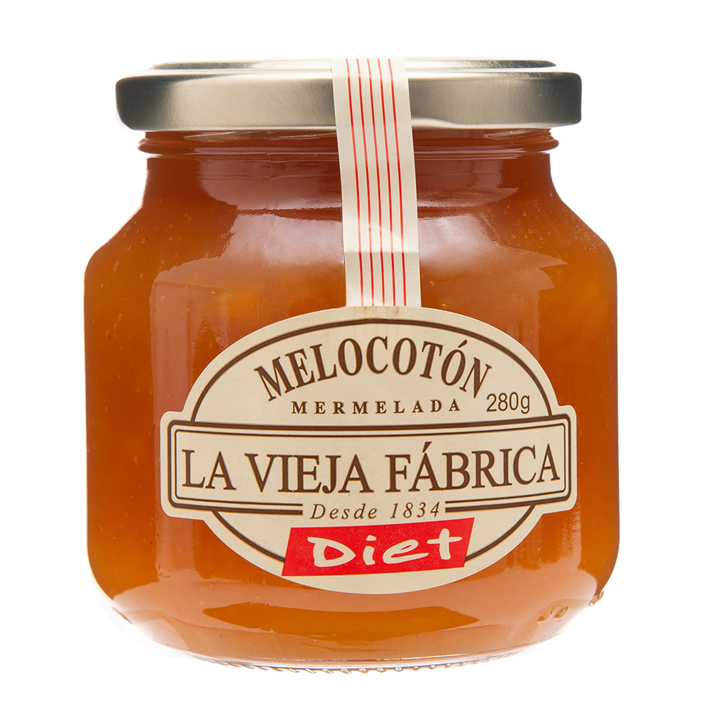 Mermelada Melocotón Cero Azúcar La Vieja Fabrica280 GR