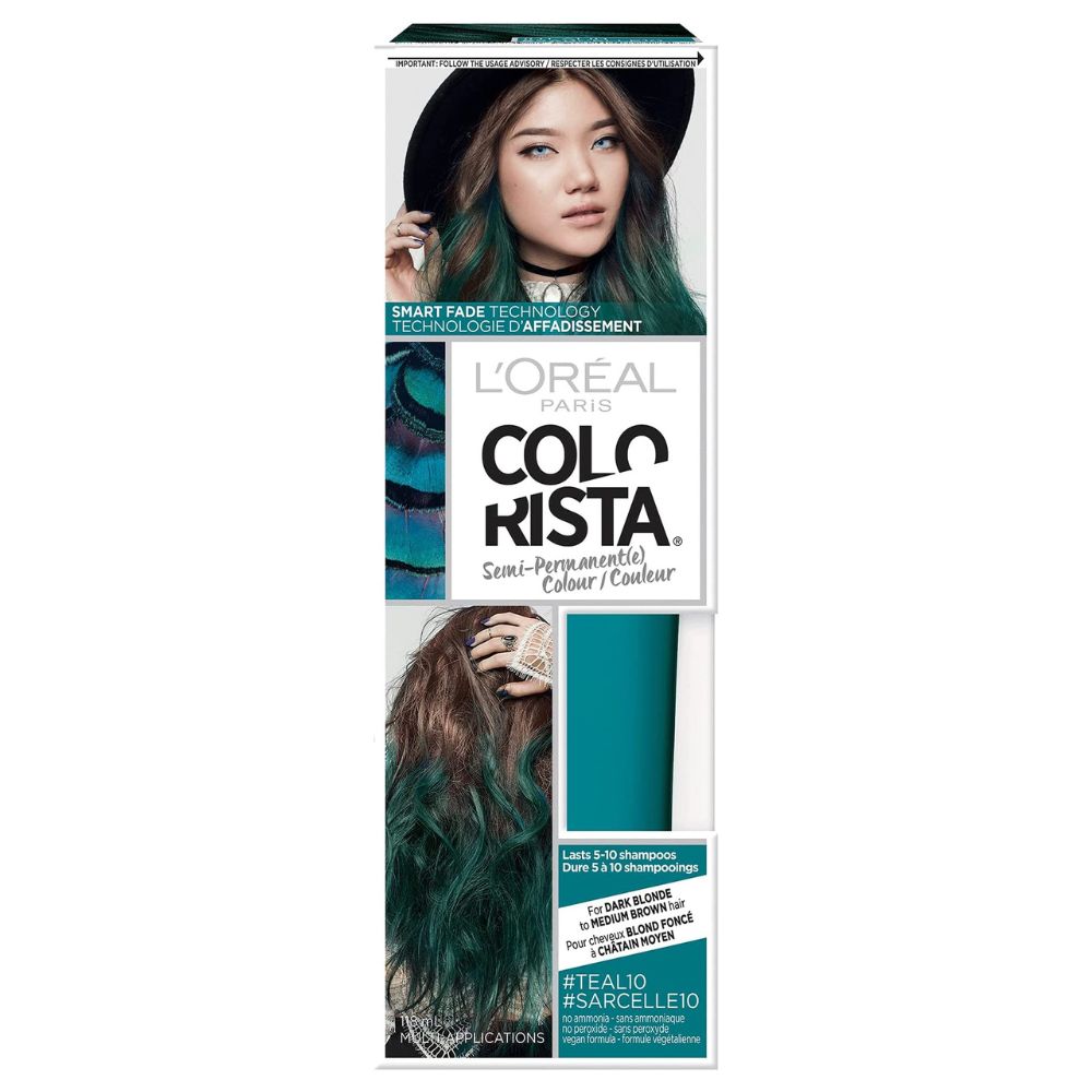Tinte Semi-permanente Teal 10 L'oréal Colorista4 OZ