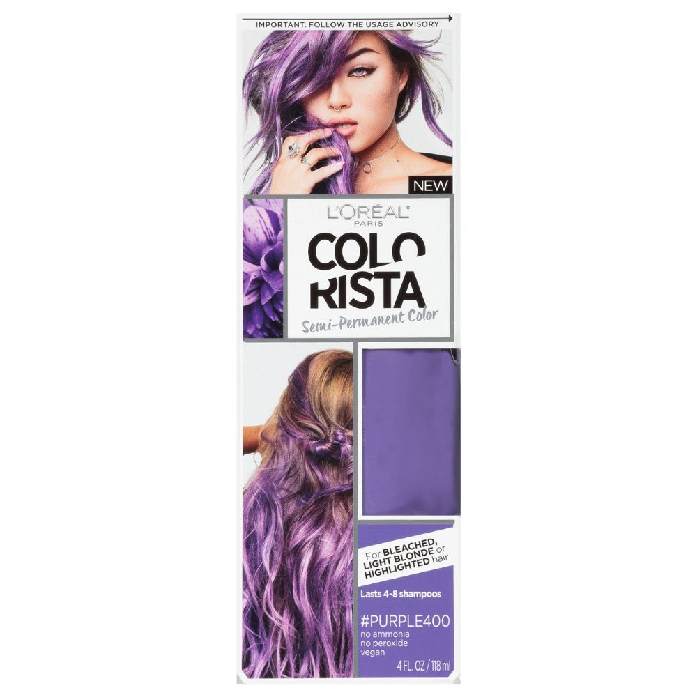 Tinte Semi-permanente Purple 400 L'oréal Colorista4 OZ